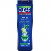 CLEAR Энергия свежести шампунь против перхоти для муж. 400 мл