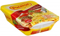 Лапша с острой говяд.. по-дом. 90 гр Роллтон 1/24 (Лоток)