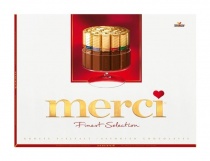Шоколад ассорти  Merci  250гр. 1/10