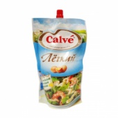 Майонез "Кальве" легкий  230гр. 1/40