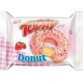 Пончики TODAY DONUT клубника 40гр 1/24