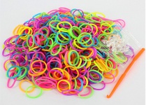 Резинки маленькие цветные резиновые 