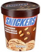 Мороженое Сникерс в стакане 14,7%, 340г 1/8 