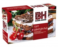 Торт бисквитный Baker House Шварцвальд 350 гр
