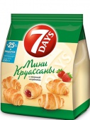 7DAYS мини круассаны кр. клубника 105 гр 1/18 